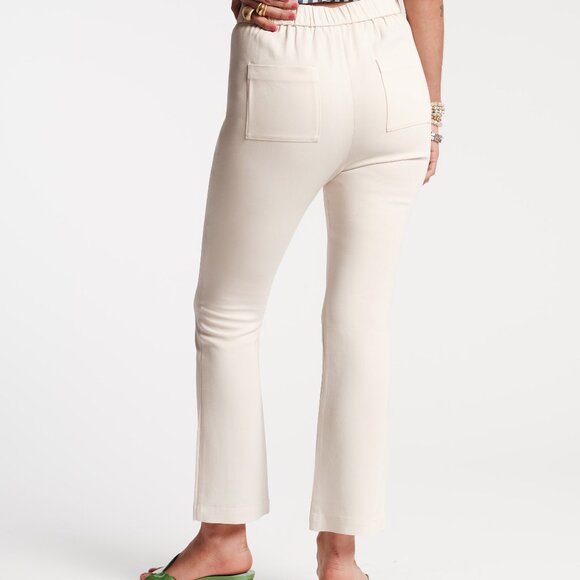 Frances Valentine Quincy Stretch Pant White - Picture 5 of 5